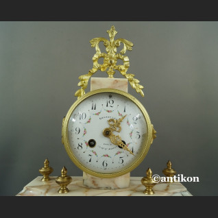 Zegar kominkowy marmurowy Francja 