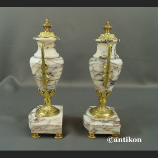 Zegar kominkowy marmurowy Francja 