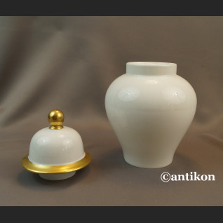 Wazon Rosenthal ręcznie malowany fiołki biały 