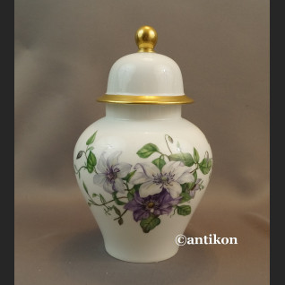 Wazon Rosenthal ręcznie malowany fiołki biały 