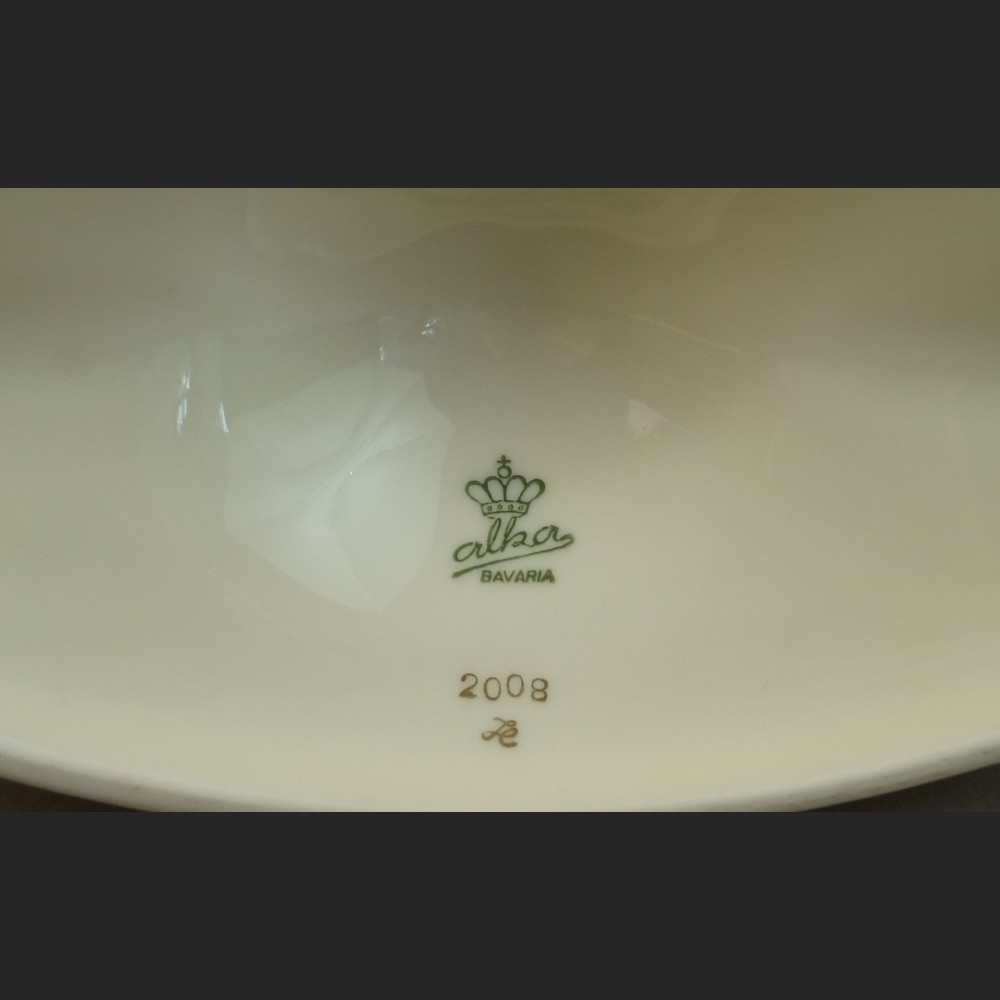 Porcelanowy świecznik bawarska porcelana Porcelanowy świecznik bawarska porcelana