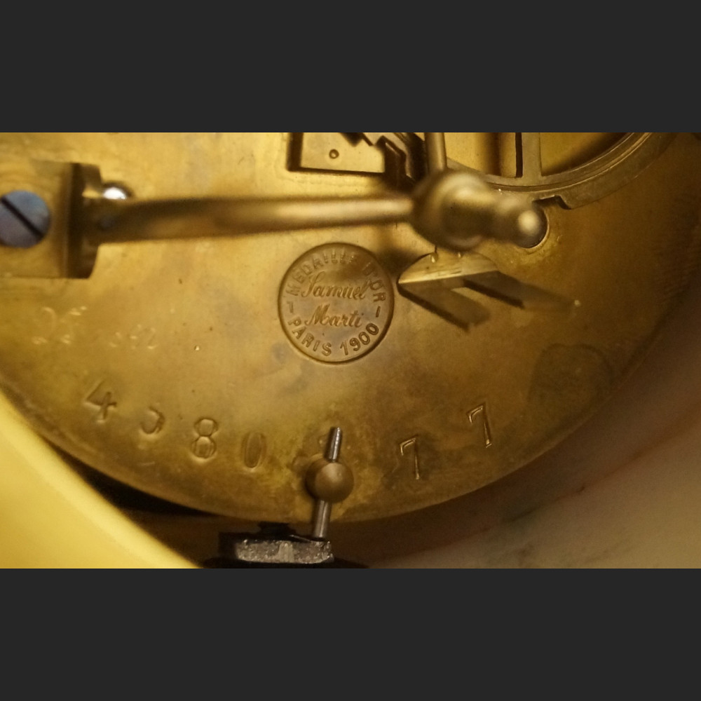 Stary zegar kominkowy Francja 