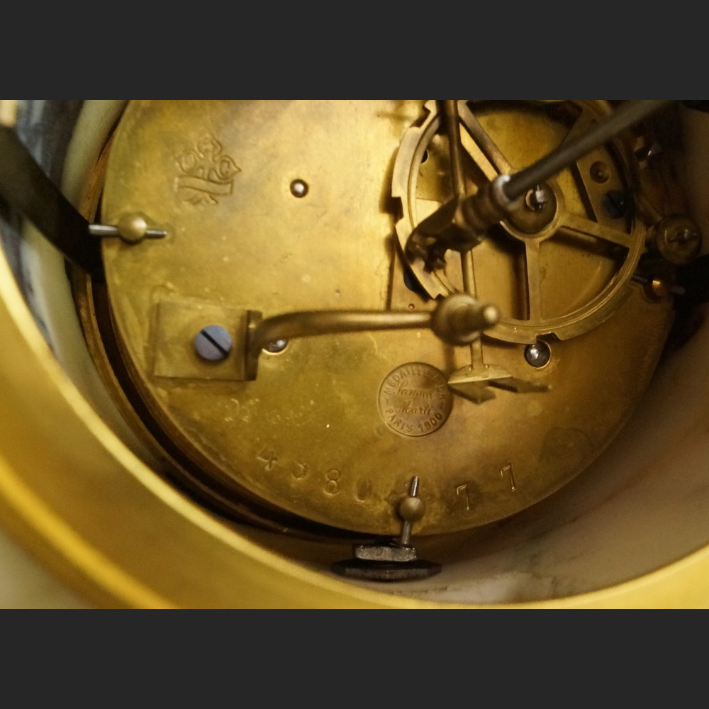 Stary zegar kominkowy Francja 