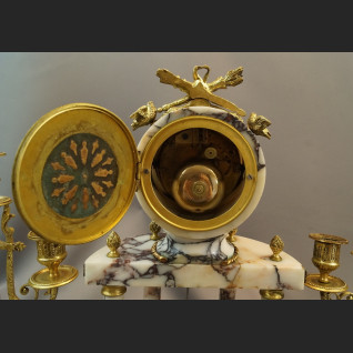 Stary zegar kominkowy Francja 