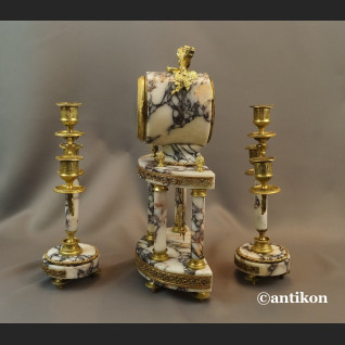 Stary zegar kominkowy Francja 