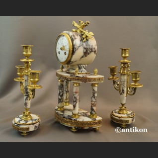 Stary zegar kominkowy Francja 