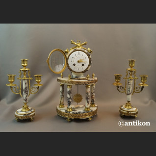 Stary zegar kominkowy Francja 