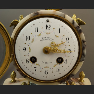 Stary zegar kominkowy Francja 