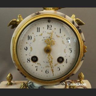 Stary zegar kominkowy Francja 