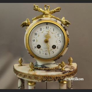 Stary zegar kominkowy Francja 