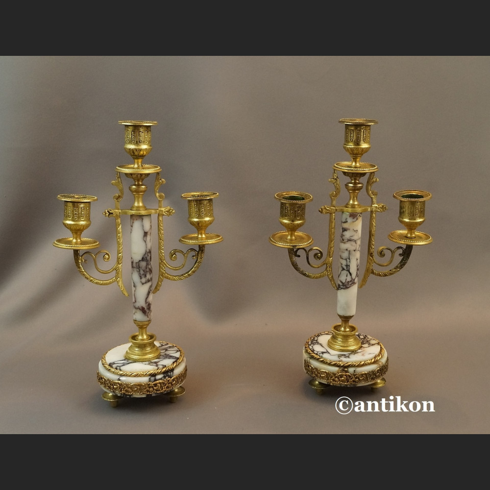 Stary zegar kominkowy Francja 