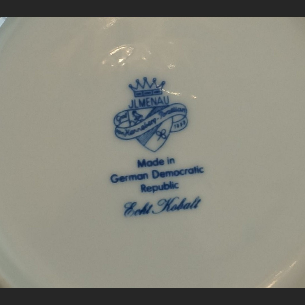 Bawarski serwis cebulowy klasyk biało kobaltowy