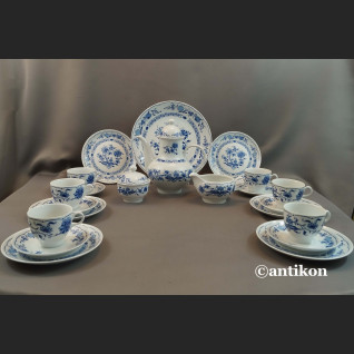 Bawarski serwis cebulowy klasyk biało kobaltowy