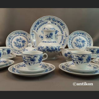 Bawarski serwis cebulowy klasyk biało kobaltowy