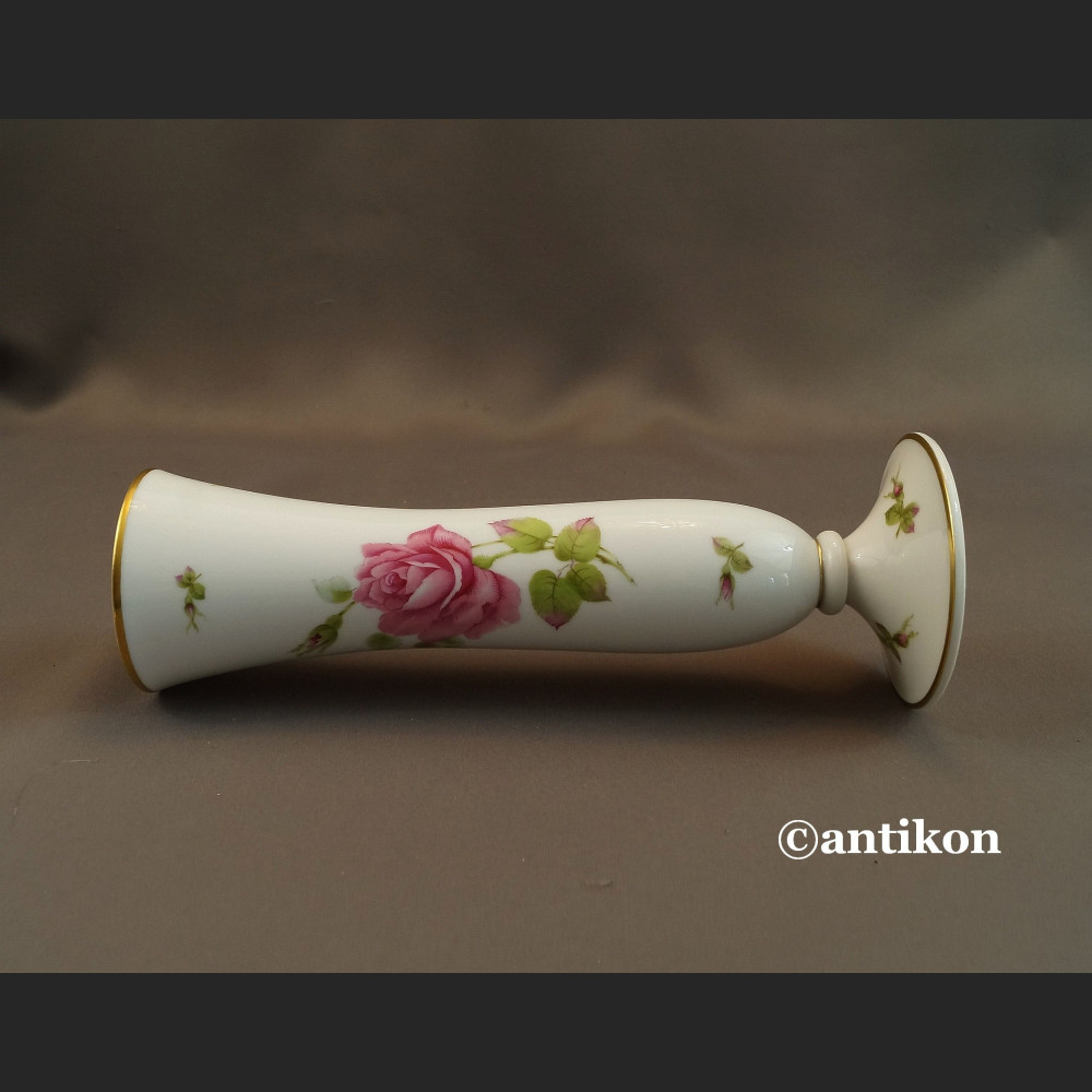 Rosenthal wazon z różą wysoki 