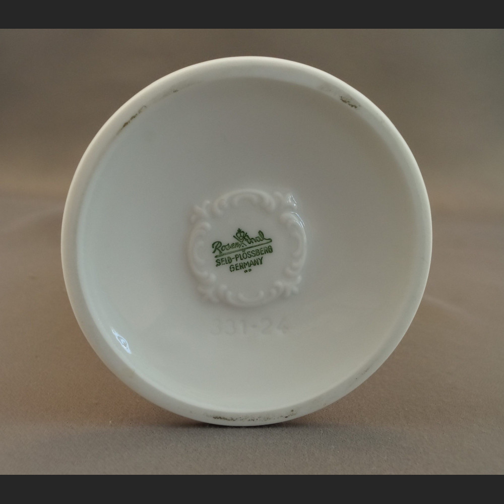 Rosenthal wazon z różą wysoki 