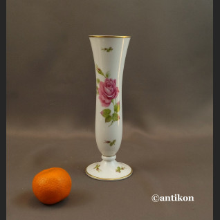 Rosenthal wazon z różą wysoki 