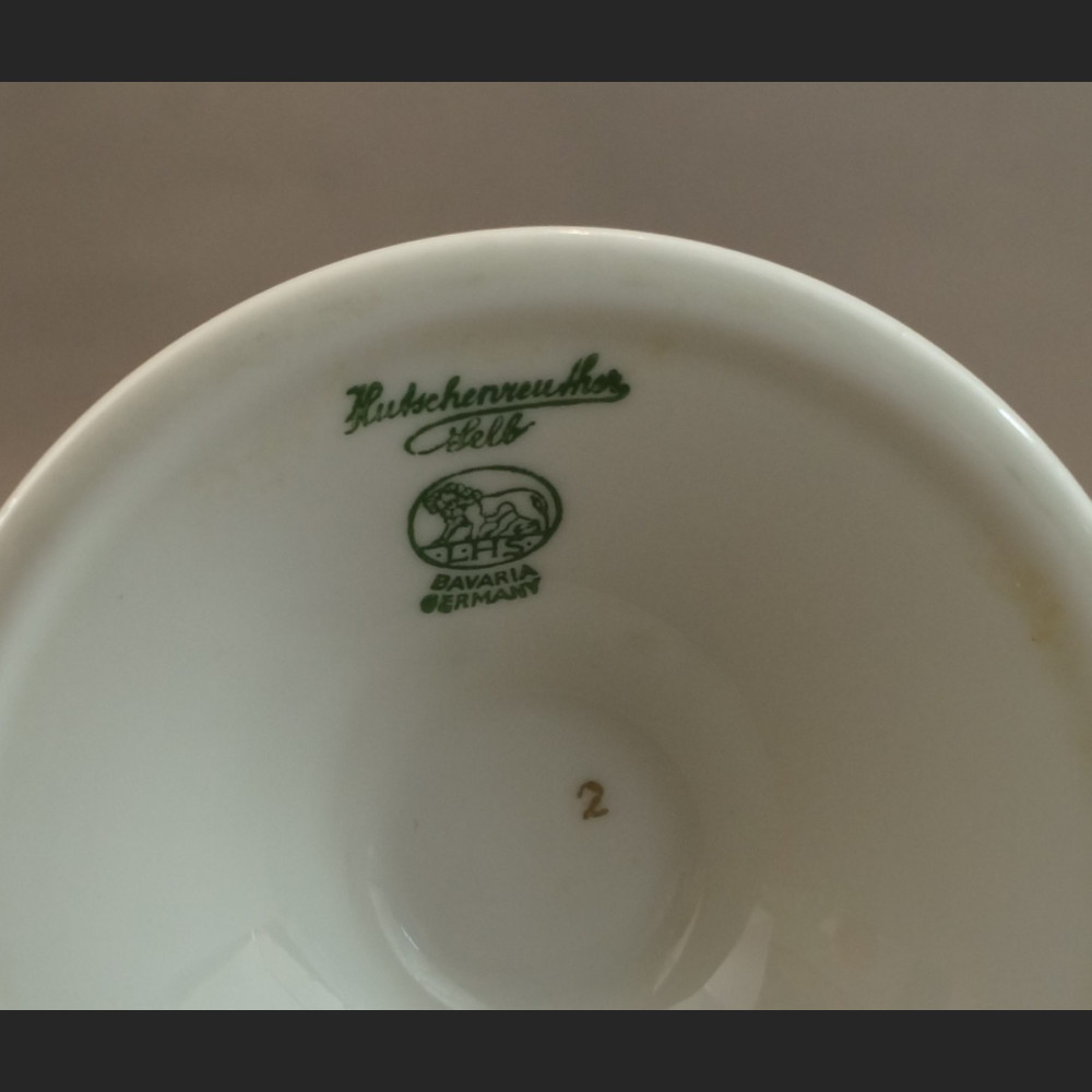 Stary wazon flet Hutschenreuther z kwiatami 