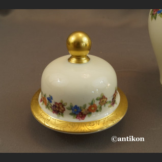 Stary wazon Rosenthal z pokrywą Porcelana Rosenthal wazon z kwiatowym dekorem - 7 Stary wazon Rosenthal z pokrywą Porcelana Rosenthal wazon z kwiatowym dekorem - 7