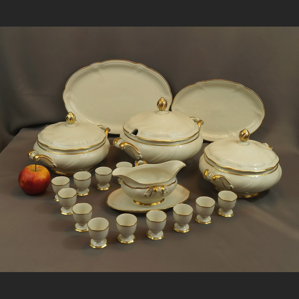 Serwis obiadowy antyki 12 osób Hutschenreuther gr. Rosenthal 