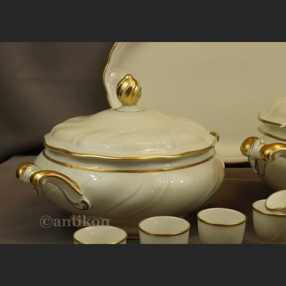 Serwis obiadowy antyki 12 osób Hutschenreuther gr. Rosenthal 