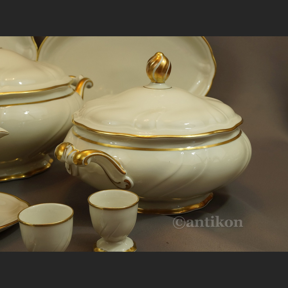 Serwis obiadowy antyki 12 osób Hutschenreuther gr. Rosenthal 
