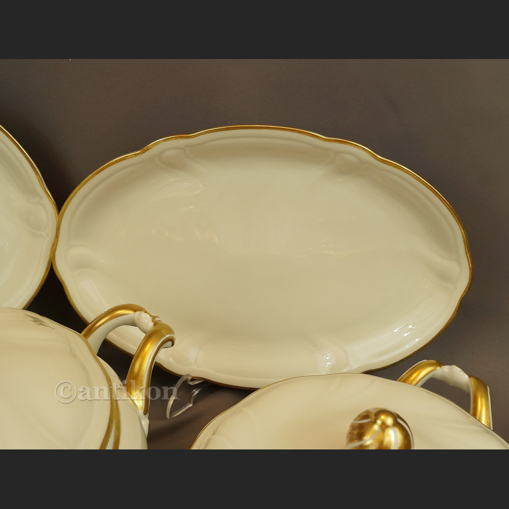 Serwis obiadowy antyki 12 osób Hutschenreuther gr. Rosenthal 