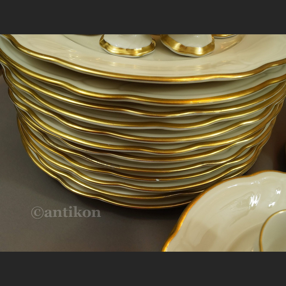 Serwis obiadowy antyki 12 osób Hutschenreuther gr. Rosenthal 