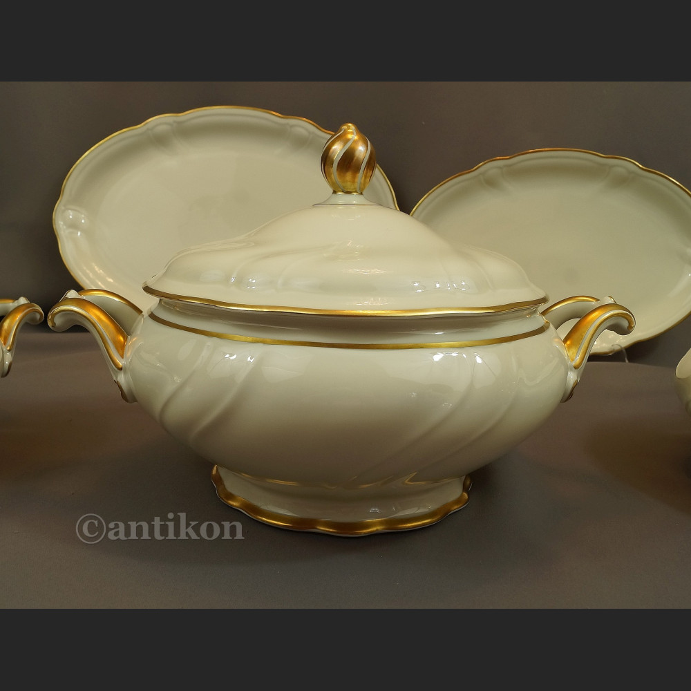 Serwis obiadowy antyki 12 osób Hutschenreuther gr. Rosenthal 