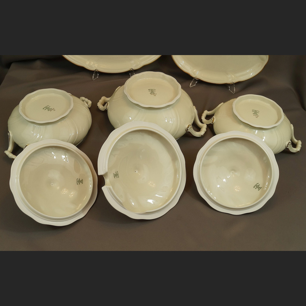 Serwis obiadowy antyki 12 osób Hutschenreuther gr. Rosenthal 