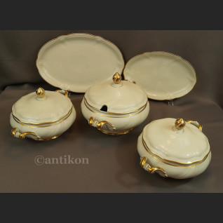 Serwis obiadowy antyki 12 osób Hutschenreuther gr. Rosenthal 