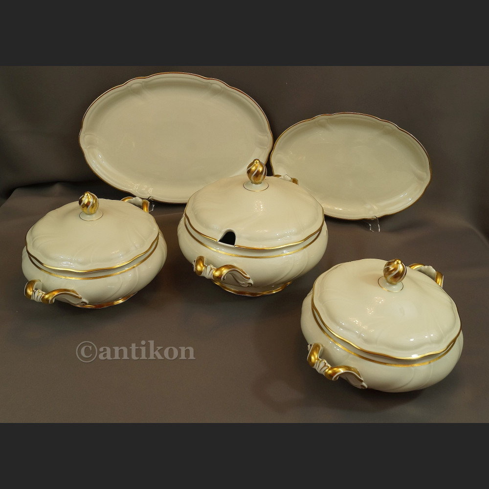 Serwis obiadowy antyki 12 osób Hutschenreuther gr. Rosenthal 