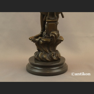 Rybak sternik rzeźba z brązu duży okaz Rybak sternik rzeźba z brązu duży okaz