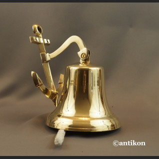 Dzwon okrętowy z kotwicą duży na prezent Dzwon okrętowy z kotwicą duży na prezent