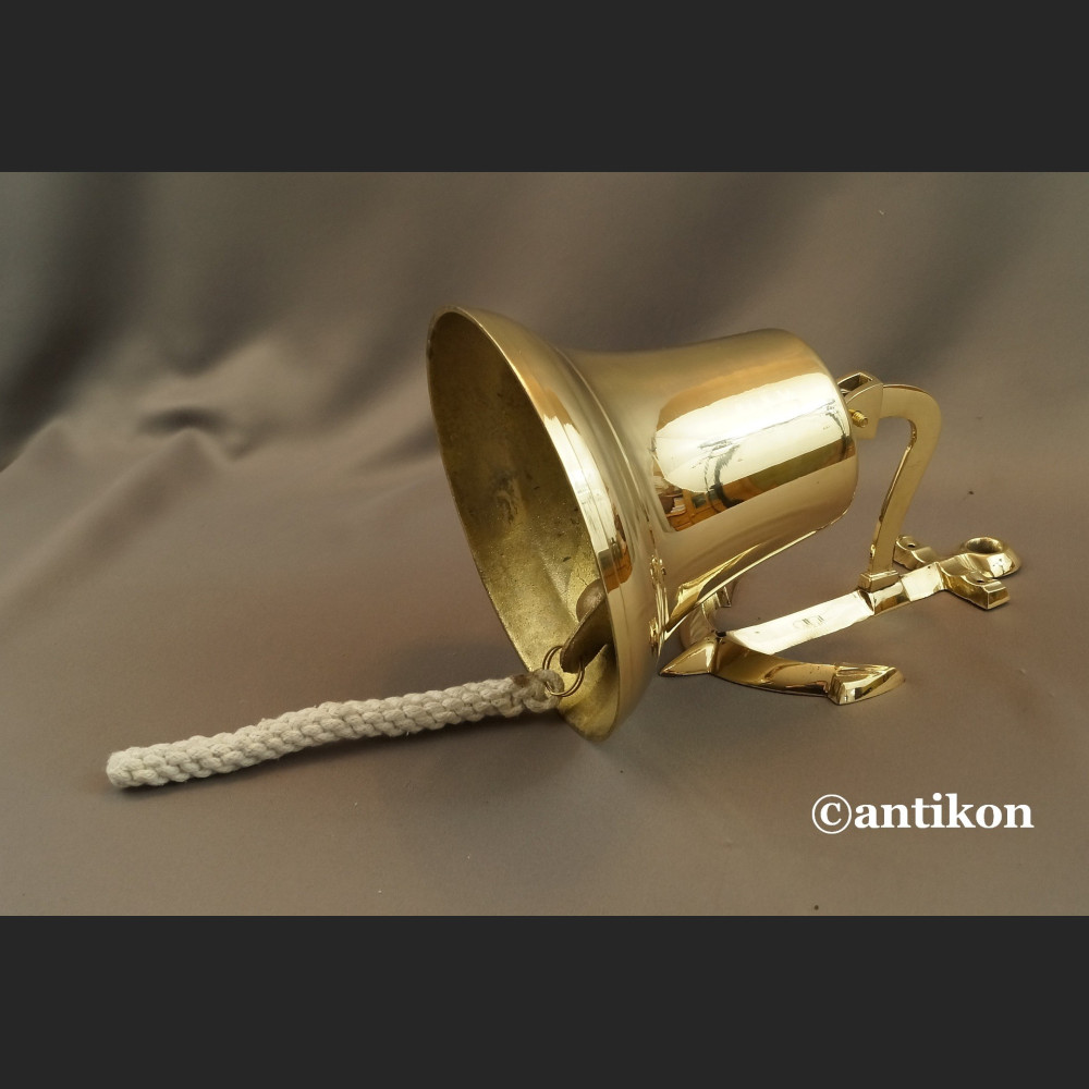 Dzwon okrętowy z kotwicą duży na prezent Dzwon okrętowy z kotwicą duży na prezent