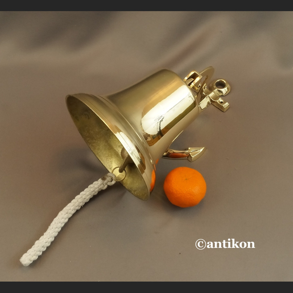 Dzwon okrętowy z kotwicą duży na prezent Dzwon okrętowy z kotwicą duży na prezent