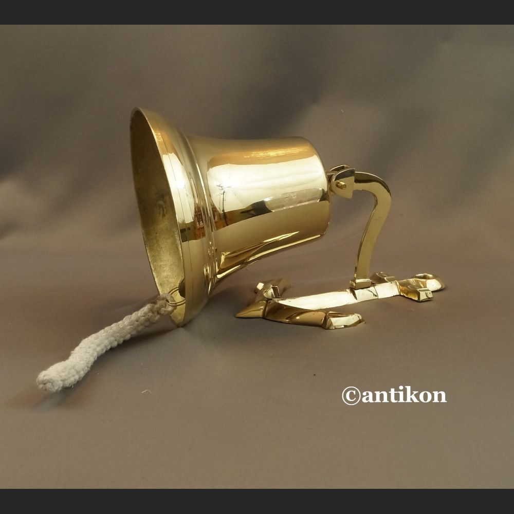 Dzwon okrętowy z kotwicą duży na prezent Dzwon okrętowy z kotwicą duży na prezent