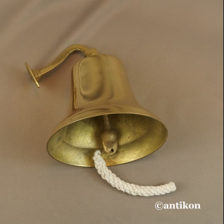 Dzwon żeglarski mosiężny duży 