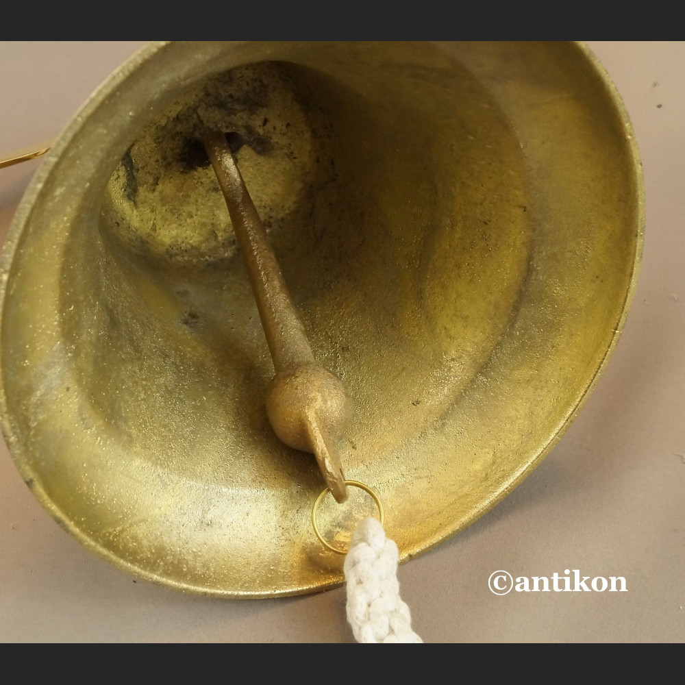 Dzwon żeglarski mosiężny duży 