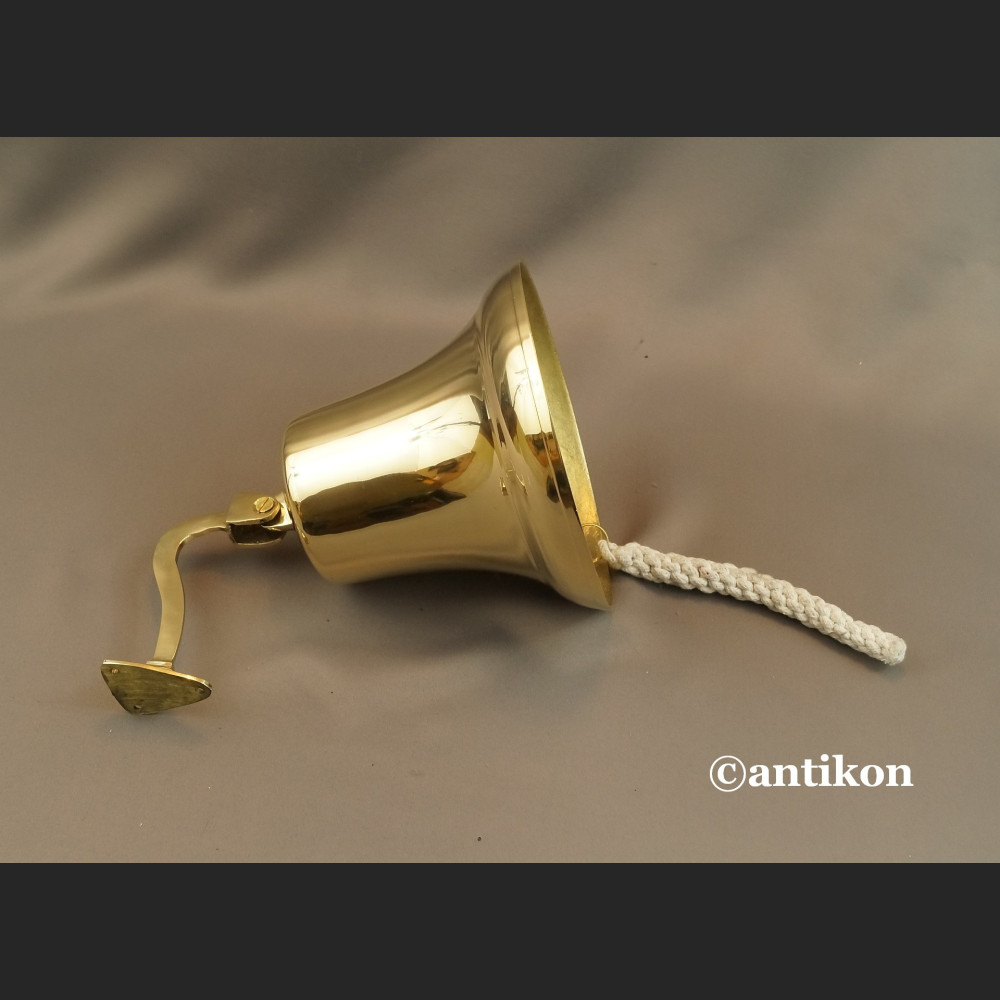 Dzwon żeglarski mosiężny duży 