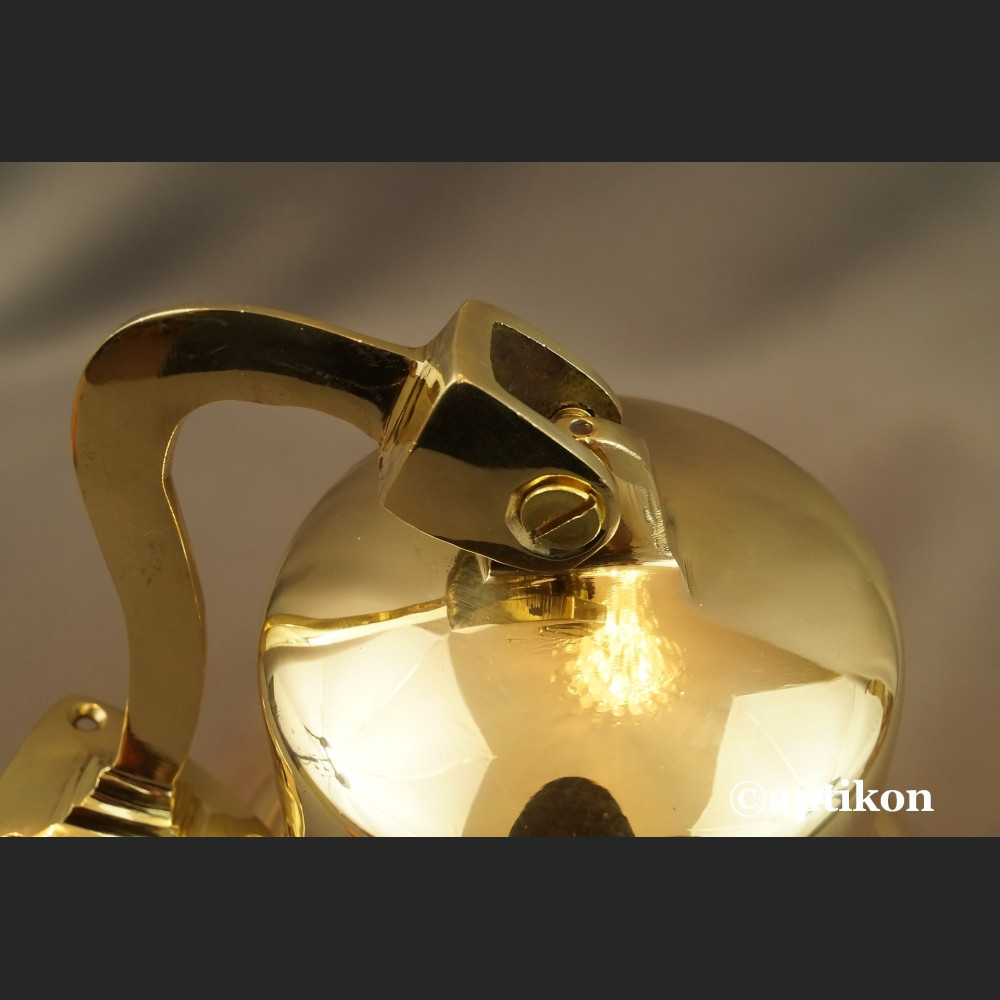 Dzwon żeglarski mosiężny duży 