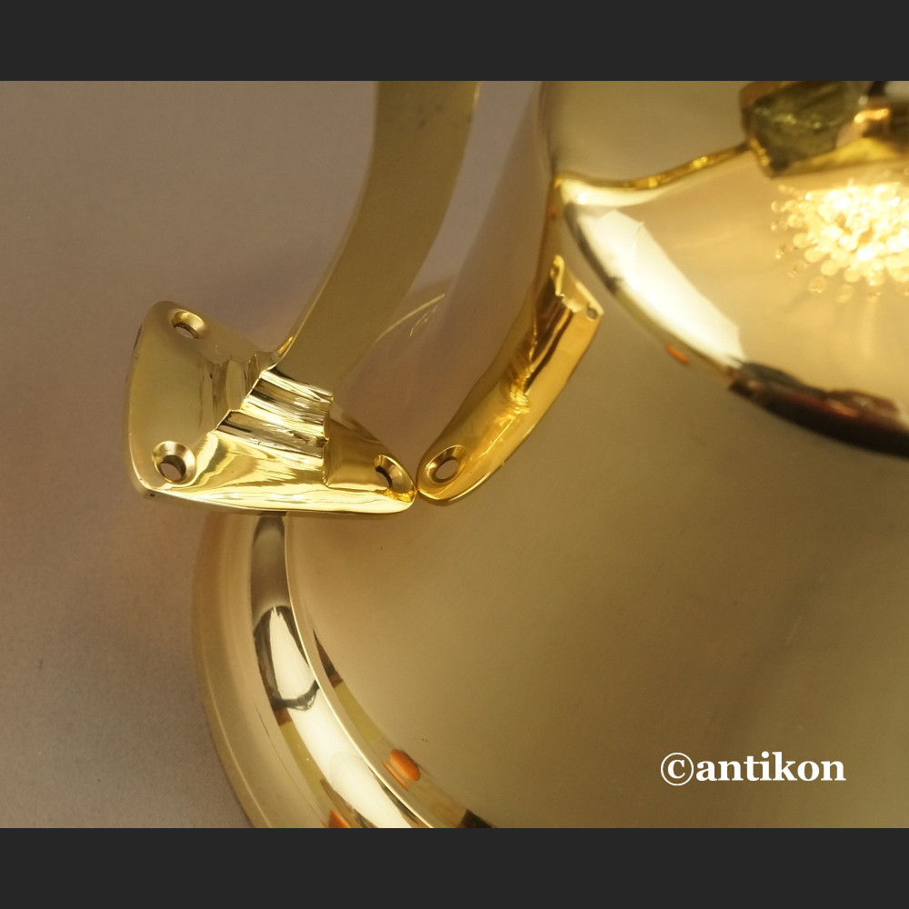 Dzwon żeglarski mosiężny duży 