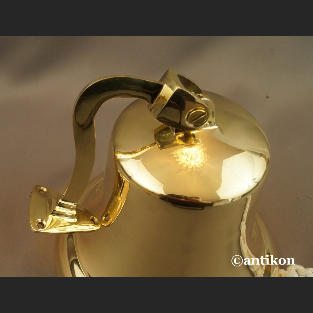 Dzwon żeglarski mosiężny duży 