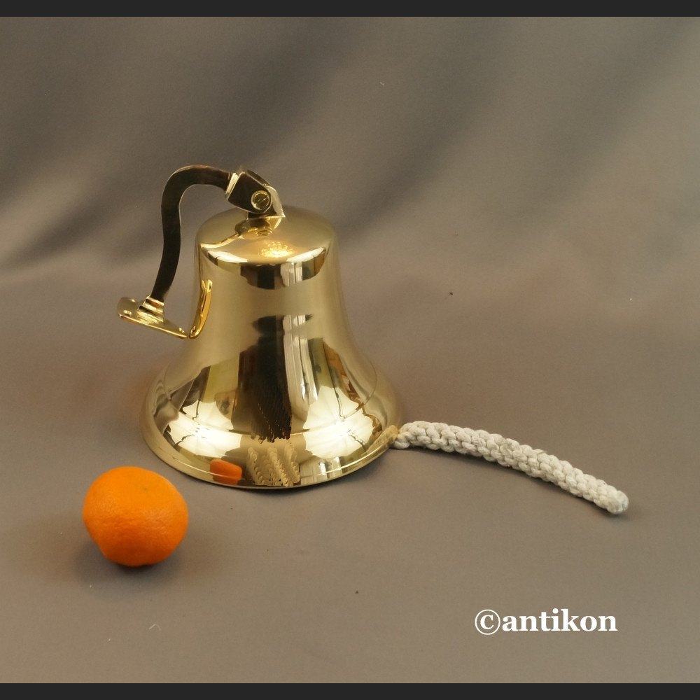 Dzwon żeglarski mosiężny duży 