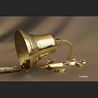 Żeglarski dzwon mosiężny z kotwicą Żeglarski dzwon mosiężny z kotwicą