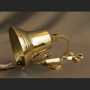 Żeglarski dzwon mosiężny z kotwicą Żeglarski dzwon mosiężny z kotwicą