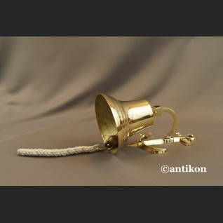 Żeglarski dzwon mosiężny z kotwicą Żeglarski dzwon mosiężny z kotwicą
