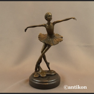 Rzeźba baletnica Degas brąz Francja 