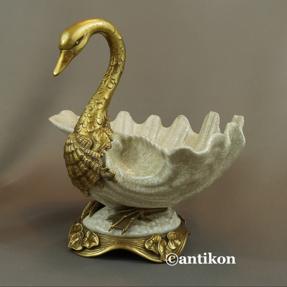 Patera łabędź luksusowy prezent ślubny komplet 2 szt  Patera łabędź luksusowy prezent ślubny komplet 2 szt