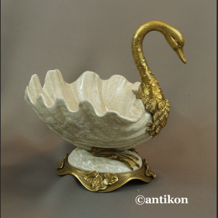 Patera łabędź luksusowy prezent ślubny komplet 2 szt  Patera łabędź luksusowy prezent ślubny komplet 2 szt